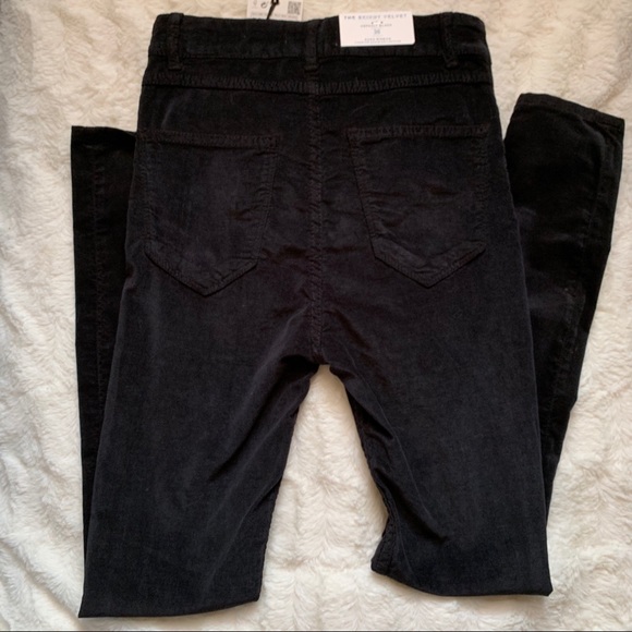 ZARA Velvet Skinny Pants - Picture 5 of 7